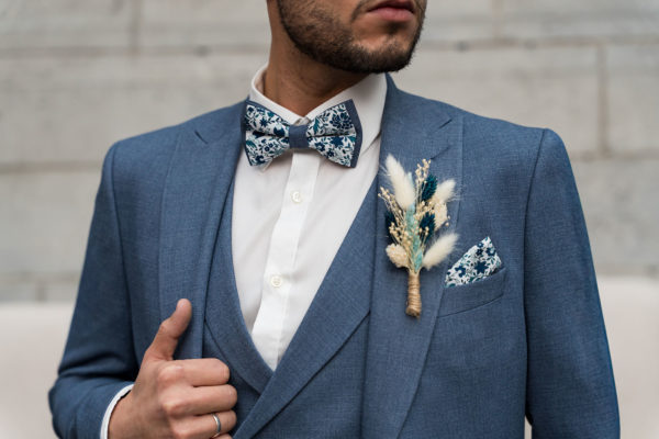 Matteo – Costume témoin veste et pantalon Blue