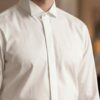 chemise-col-casse-monsieur-pronuptia-ivoire-ou-blanche2 chemise blanche ou ivoire col cassé monsieur pronuptia