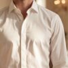 chemise blanche ou ivoire col classique monsieur pronuptia