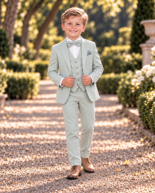 BEN_VERT Ben Vert – Costume enfant assorti au modèle homme Maxim Vert