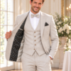 MAXIM-OPEN_BEIGE Maxim – Costume de mariage beige