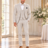 MAXIM_BEIGE Maxim – Costume de mariage beige