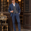 EDGARD-BLEU-GILET Edgard– Costume de mariage Marine