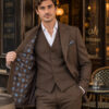 EDGARD-MARRON Edgard– Costume de mariage Marron
