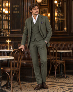 EDGARD-VERT Edgard– Costume de mariage Vert