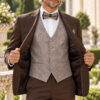 PASCAL-MARRON-DETAIL-GILET Pascal - Marron