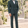 Costume Sacha croisé Vert: élégance et caractère
